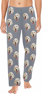 MyPupSocks Personalized Face Pajamas Pants Photo Pajama Bottoms for Men S-XXL