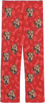 MyPupSocks Custom Pet Face Pajamas Pants Photo Pajama Bottoms for Men S-XXL