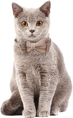 Faleela Breakaway Cat Collar with Bells - 2 Pack Cat Collar with Bells, Cat Collars with Bandana, Accessories for Pet Collars, Adjustable for Cats and Small Dogs