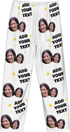Custom Pajama Pants Personalized Pajama Bottoms With Photo Customizable Pajama For Men Women Add Your Design