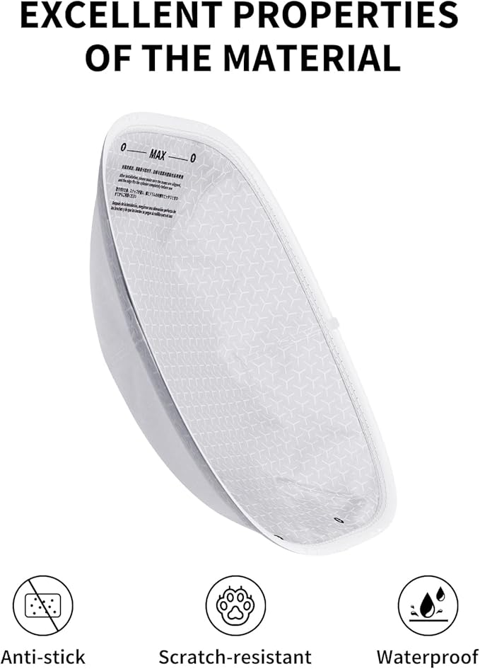 PETKIT Replaced Cat Litter Pad for PuraMax Automatic Cat Litter Box, Waterproof Leakproof Replacement Litter Mat, Scratch Resistance, High Flexibility