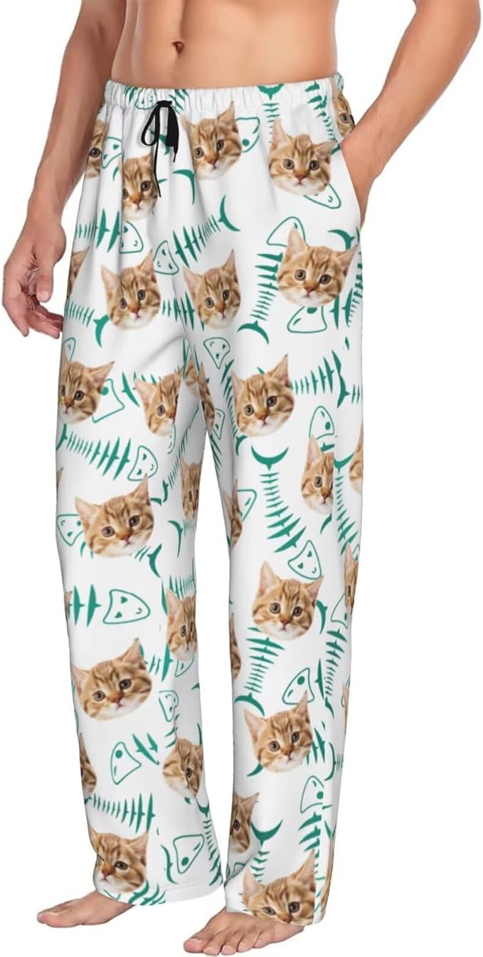 Custom Pajama Pants Personalized Pajama Bottoms With Photo Customizable Pajama For Men Women Add Your Design