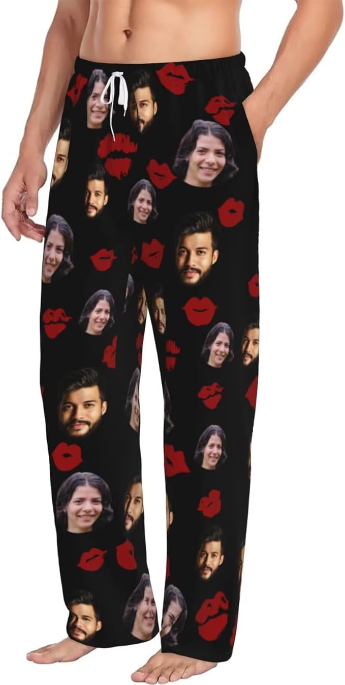 Custom Pajama Pants Personalized Pajama Bottoms With Photo Customizable Pajama For Men Women Add Your Design