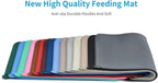 AUDWUD Silicone Waterproof Pet Feeding Mats,Anti Slip Bowl Pad, Dog Mat for Food and Water