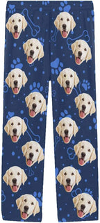 MyPupSocks Personalized Face Pajamas Pants Photo Pajama Bottoms for Men S-XXL