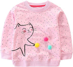 Bumeex Toddler Girl Sweatshirt Clothes Outfit,Cotton Crewneck Christmas Clothing