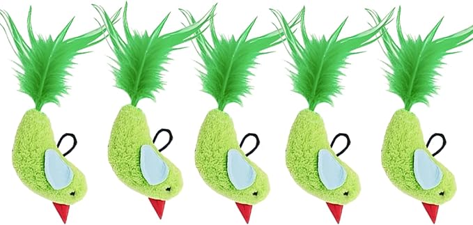 5-Piece Flying Bird Cat Teaser Toys Door-Mounted Interactive cat Toy Accessory Electric Interactive cat Toy Accessory