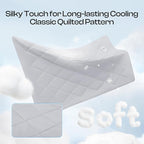 Luciphia Premium Cooling Dog Blanket for Small Medium Dogs Q-max>0.4 Washable Self-Cooling Cat Pet Mat Puppy Breathble Calming Throw for Beds Couches (Light Grey,40x60 inches)
