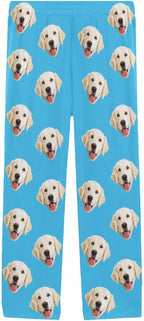 MyPupSocks Personalized Face Pajamas Pants Photo Pajama Bottoms for Men S-XXL