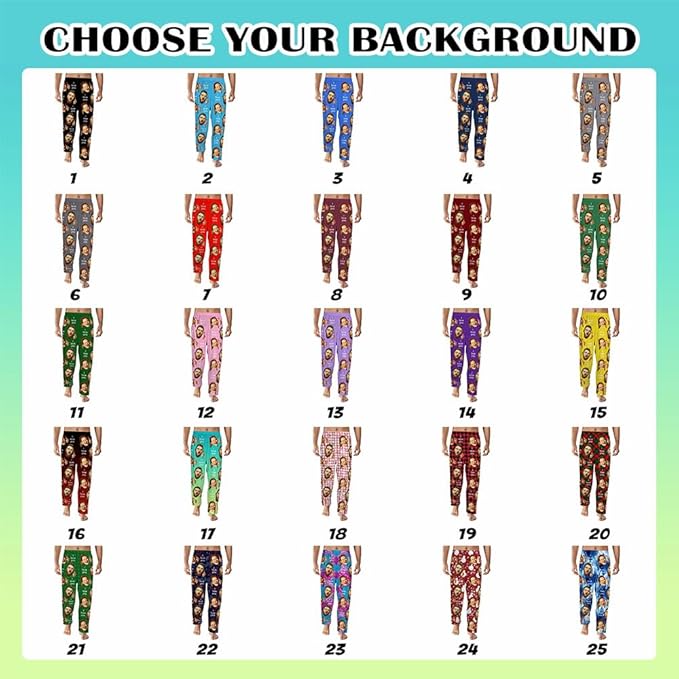 Custom Pajama Pants Customized Pajamas For Men Women Funny Xmas Pjs