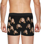 Personalized Underwear for Men with Face Custom Face Boxers Customized Boxer Briefs Funny Gifts for Him Husband Boyfriend