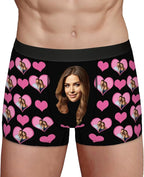 Personalized Underwear for Men with Face Custom Face Boxers Customized Boxer Briefs Funny Gifts for Him Husband Boyfriend