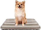 Dog Crate Pad, Ultra Soft & Anti-Slip Kennel Mat, Secure Fit for Metal Crates & Dog Cages, Washable Cozy Bed for Small Medium Large Dogs (Light Brown, M(28"*16"*1.5"))