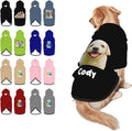 Custom Dog Hoodie with Text Photo, Personalized Pet Clothes Sweatshirt for Small/Medium/Large Dogs, Cats, L, Orange