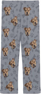 MyPupSocks Custom Pet Face Pajamas Pants Photo Pajama Bottoms for Men S-XXL