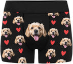 M YESCUSTOM Custom Boxers Briefs for Men Personalized Boxers with Face Mens Funny Underwear with Photo XS-5XL