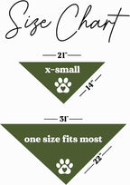 Love My Soldier Dog Bandana | 100% Cotton Adjustable Triangle | Made in USA | Army | Militray | Homecoming |Military Green, One Size (89)