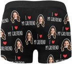M YESCUSTOM Custom Boxers Briefs for Men Personalized Boxers with Face Mens Funny Underwear with Photo XS-5XL