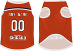 Chicago Custom Pet Jersey Dog Clothes Jersey Various Sizes Customized Any Name & Number for Small & Middle and Big Dogs