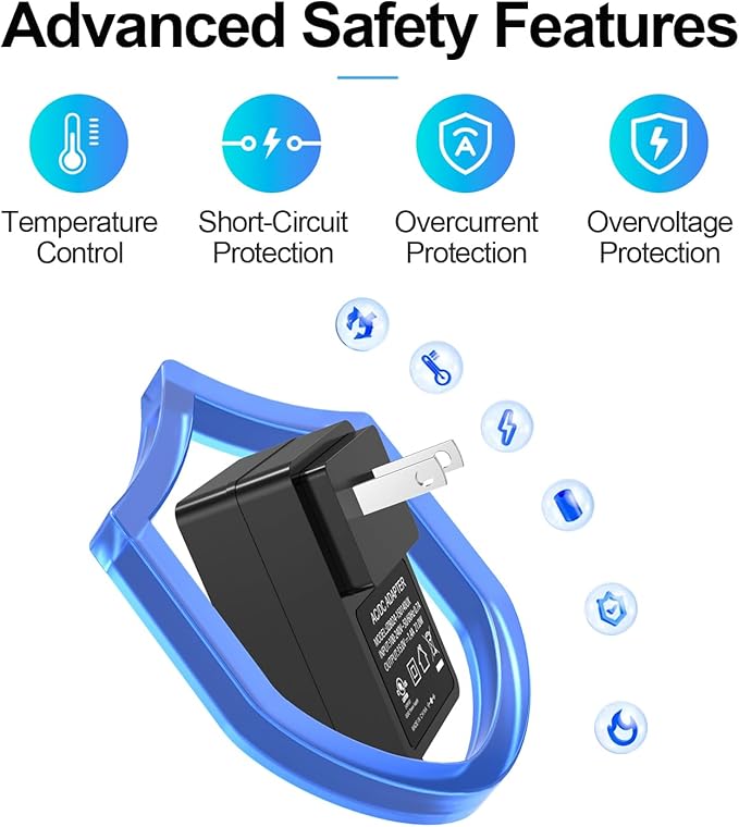 15V DC Power Supply 15Volt Power Adapter Compatible with Litter Robot 2, 3, 4 Open Air Self Cleaning Cat Litter Box