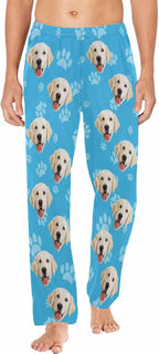 MyPupSocks Customized Face Pajamas Pants Photo Pajama Bottoms for Men S-XXL