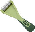 Coastal Pet Safari Shed Magic De-Shedding Tool - Long Hair Grooming Brush With Metal Comb for Cats