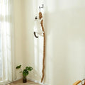 SHENGOCASE 1.9" x 6.56Ft Cat Climbing Jute Rope with Hook, Wall Mounted Furniture for Indoor and Outdoor Cat, Cimbing Pole (6.56 Feet)