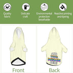 Custom Dog Hoodie, Personalized Dog Sweatshirt, Dog Clothes for Small Dogs Customizable, Light Yellow, XS, Ropa para Perros Pequeños, Customized Pets Puppy Clothes, Personalized Gifts