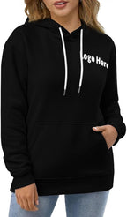 Artsadd Custom Face Unisex athletic Pockets Sweatshirt Loose Hoodie Custom Christmas Long Sleeve Sweatshirt Hooded Pullover