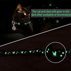 2Pcs Breakaway Cats Collars Cat Collars for Boy & Girl Cats Adjustable Kitten Collars with Bell,Purple+Teal,8"-13.1"