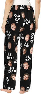 Personalized Pajama Pants For Men Women Custom Pajama Pants With Face Custom Face Pajamas Funny Customized Gifts