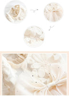 Fashion Sweet Puppy Dog Blingbling Princess Skirt Pet Dog Lace Cake Camisole Tutu Dress C-White XL