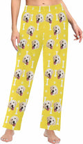 Custom Face Pajamas Pants Personalized Nightwear Bottoms for Women XS-XXL
