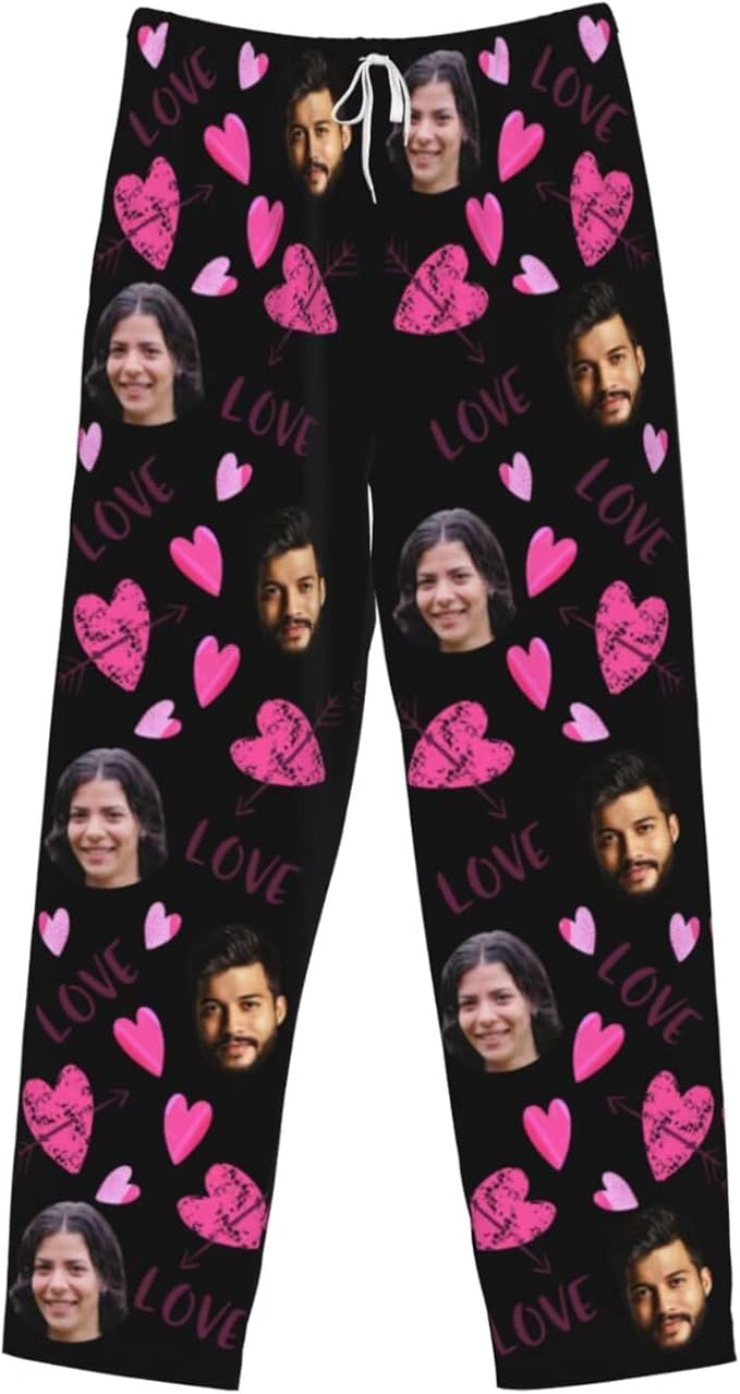 Custom Pajama Pants Personalized Pajama Bottoms With Photo Customizable Pajama For Men Women Add Your Design