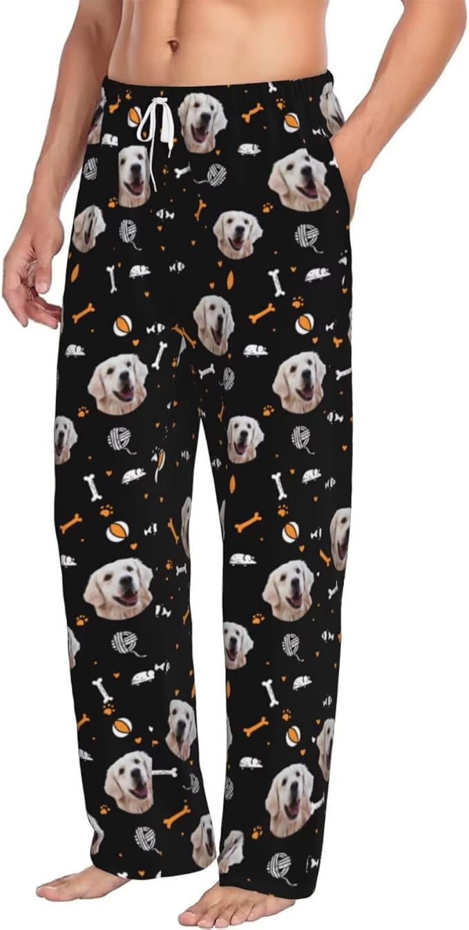 Custom Pajama Pants Personalized Pajama Bottoms With Photo Customizable Pajama For Men Women Add Your Design