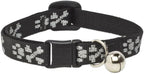 LupinePet Originals 1/2" Bling Bonz Cat Safety Collar with Bell , 8-12"