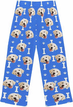 Custom Face Pajamas Pants Personalized Nightwear Bottoms for Women XS-XXL