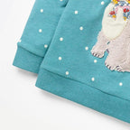 RETSUGO Toddler Baby Girls Sweatshirts Casual Pullover Crewneck Winter Long Sleeve Tops Shirts Clothes 3T-8T