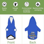 Custom Dog Hoodie, Personalized Dog Sweatshirt, Dog Clothes for Small Dogs Customizable, Deep Blue, XS, Ropa para Perros Pequeños, Customized Pets Puppy Clothes, Personalized Gifts