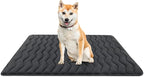 Bubble bear Dog Crate Mat - Upgraded Thick, Ultra Soft, Washable & Anti-Slip Kennel Pad for Small/Medium/Large Dogs, Dark-Hued to Hide Stains (30"x19")