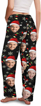 Customized Face Pajama Custom Pajama Pants with Photo for Women Mom