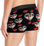 M YESCUSTOM Custom Faces Funny Short Briefs Gift for Husband Underwear