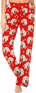 Custom Face Pajamas Pants Personalized Nightwear Bottoms for Women XS-XXL