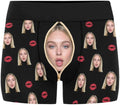 M YESCUSTOM Custom Boxers Briefs for Men Personalized Boxers with Face Mens Funny Underwear with Photo XS-5XL