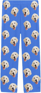 MyPupSocks Personalized Face Pajamas Pants Photo Pajama Bottoms for Men S-XXL