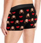 M YESCUSTOM Custom Faces Funny Short Briefs Gift for Husband Underwear