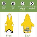 Personalized Dog Hoodie Custom Hooded Pet Warm Pullover Sweatshirt with Name Number Clothes for Chihuahua Pupppy Kitten Hoodies Puppy Soft Sweater Winter Small Dogs Cats, Gold, L,