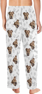 MyPupSocks Custom Pet Face Pajamas Pants Photo Pajama Bottoms for Men S-XXL