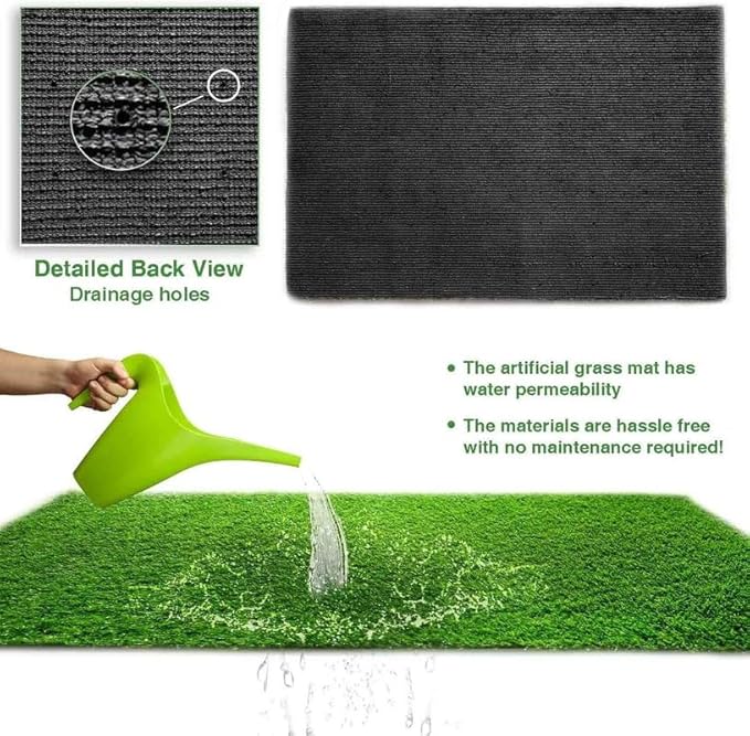 ALTRUISTIC Artificial Grass 4FTX50FT(200 Square Feet), Realistic Fake Grass Deluxe Turf Synthetic Thick Lawn Pet Turf, 1 3/8” Height, Outdoor Decor, Customized