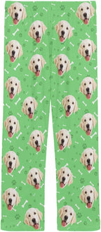 MyPupSocks Personalized Face Pajamas Pants Photo Pajama Bottoms for Men S-XXL